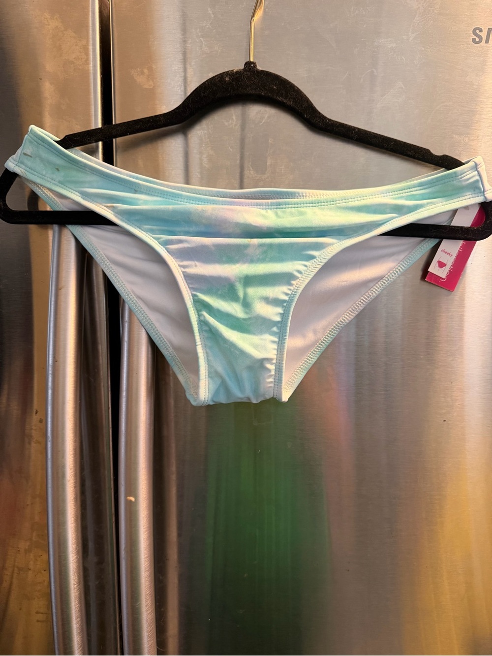 Xhilaration Pastel Aqua Tie-Dye Bikini Bottoms